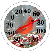 Image of 13.25" Dial Thermometer with Winter Cardinal