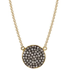 Image of Kara Ackerman <i> Audrey <i/> Large Diamond Disc Necklace