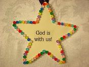 Image of God is With Us Star Ornament
