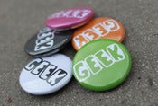 Image of Geek button badge