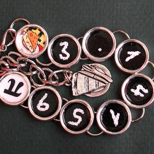 Image of Pi Day Bracelet Geek Jewelry Pie 
