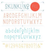 Image of Skunkling Fill Font