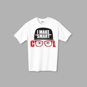 Image of I Make Smart Cool Logo Tee Shirt (White)