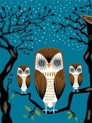 Three Lazy Owls - Limited Edition Print