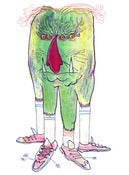 Image of "Uncle Sockington" Print