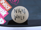 Image of Nightwolf Circular Sticker 4"