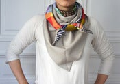 Image of Le Foulard - Doublure Beige