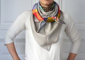 Image of Le Foulard - Doublure Beige
