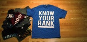 Image of ***KNOW YOUR RANK*** Blue/White