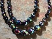 Image of Vintage Carnival Glass Necklace