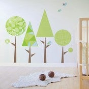 Image of Lollypop Popsicle Tree Removable and Reusable Wall Decal Kids Nursery Christmas