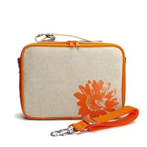 Image of So Young Mother Lunch Box - Orange Daisy