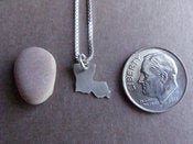 Image of Tiny Louisiana State Necklace