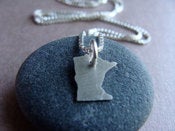 Image of Tiny Minnesota State Necklace