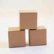 Image of Kraft Natural Gift Box 3 x 3 x 3
