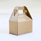Image of Mini Kraft Gable Box 4 X 2-1/2 X 2-1/2