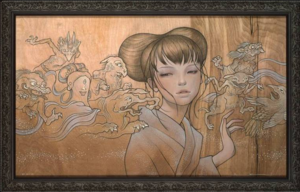 Image of Hyakki Yakou (Framed) by Audrey Kawasaki
