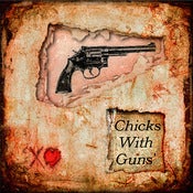 Image of "Chicks With Guns 1" <br> Sizes: 4x4", 6x6" & 8x8" 