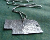 Image of Nebraska State Necklace