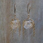 Image of Crystal Quartz Fringe Earring