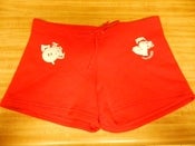 Image of SCUM RED HEART BREAKER BOOTY SHORTS (ACTUAL SHORTS NOT UNDERWEAR)