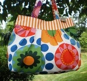 Image of Circus Brights Large Pleated Tote