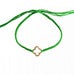 Image of Friendship Bracelet with Clover in Gold