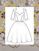 Image of Leah in Yellow Floral