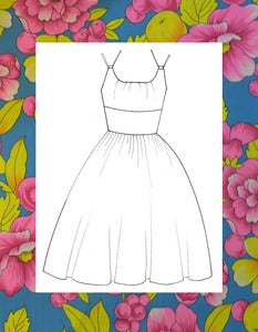 Image of Esther in Bight Florals