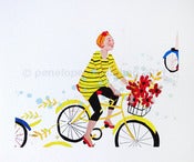 Image of bike print