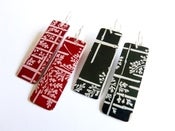Image of Anodised Aluminium earrings #1