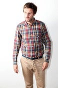 Image of Autumn Leaves Check Shirt