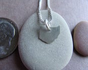 Image of Tiny Ohio State Necklace