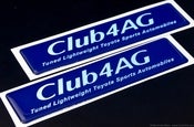 Image of Club4AG Original Automotive Grade Emblems (BLUE) Limited Edition - 100 Emblems Produced