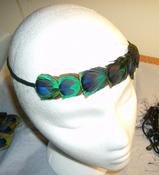 Image of Peacock Headband (6 feather eyes)