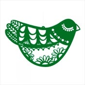 Image of ♥ BIG LIME BIRD MOBILE