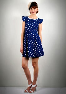 Image of polkadot jess dress 