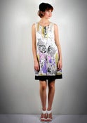 Image of water colour shift dress