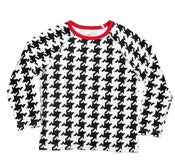 Image of Houndstooth Long Sleeve Tee