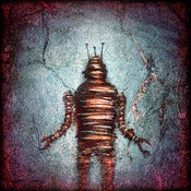 Image of "Solo RobotC 1 Blue" <br> Sizes: 4x4", 6x6" & 8x8" 