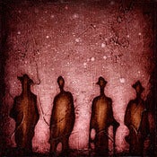 Image of "Solo Human Shadows 1 Red" <br> Sizes: 4x4", 6x6" & 8x8" 