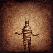 Image of "Solo RobotC Brown" <br> Sizes: 4x4", 6x6", 8x8", 12x12" 