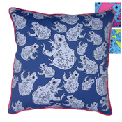 Image of frog cushions