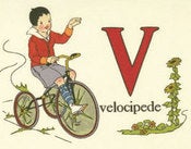 Image of motifs à appliquer "alphabet vintage" (lot de 6)