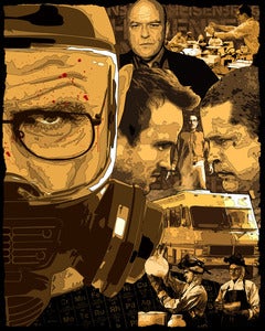 Image of Rompiendo Mal - Signed Edition of 25 - 16"x20" Giclee Print