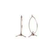 Image of 14k gold caudal vertebrae hoop earrings (E0114k)