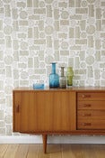 Image of NEW Logpile wallpaper in silver birch