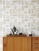 Image of Logpile wallpaper in silver birch