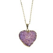 Image of Amethyst Heart Necklace