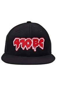 Image of 410 BC SLIME red and black fitted cap